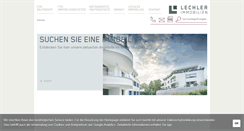 Desktop Screenshot of lechler-immobilien.de